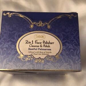 SABON 2:1 Face Polisher Cleanse & Polish Restful Palmarosa 200ml NIB